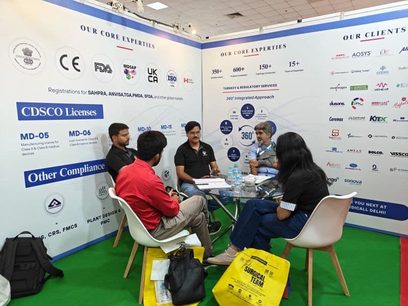 MedReg BioTox booth at Gujarat Medical Expo 2026