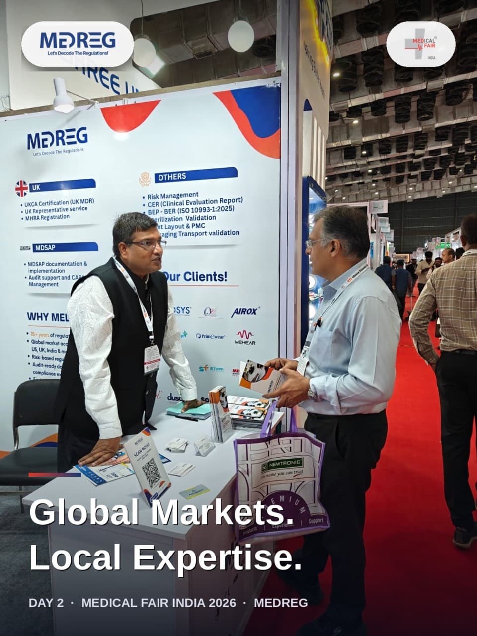 MedReg at Medical Fair India 2026, Booth E-48