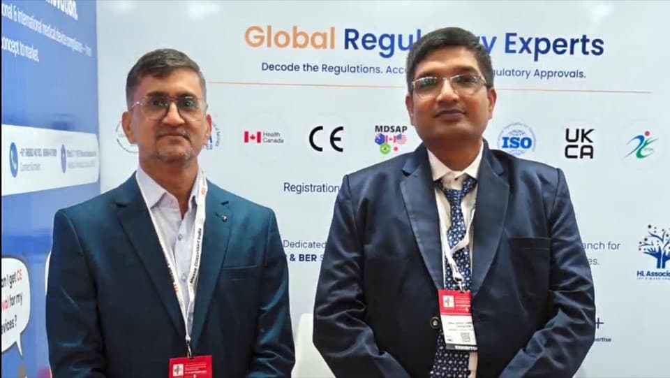 MedReg experts at the BIOTOX by MedReg booth, Medical Fair India